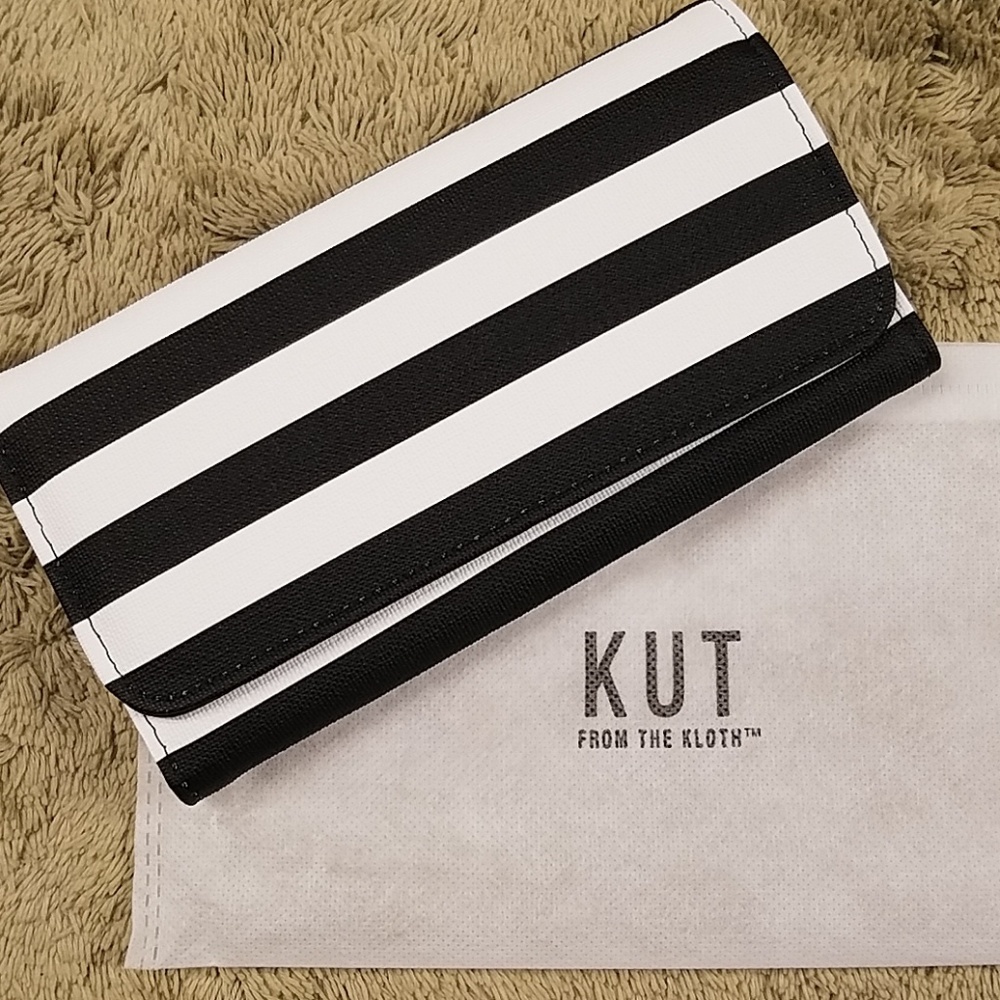 KUT From The Kloth black white wallet